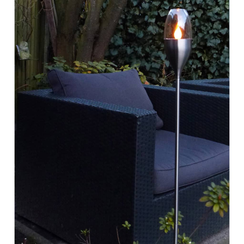 Luxform Lampione Solare a LED da Giardino Argento 41165