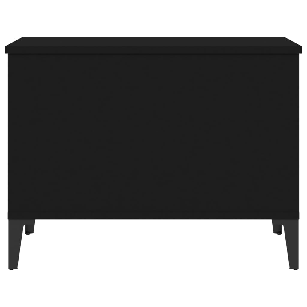 vidaXL Tavolino da Salotto Nero 60x44,5x45 cm in Legno Multistrato