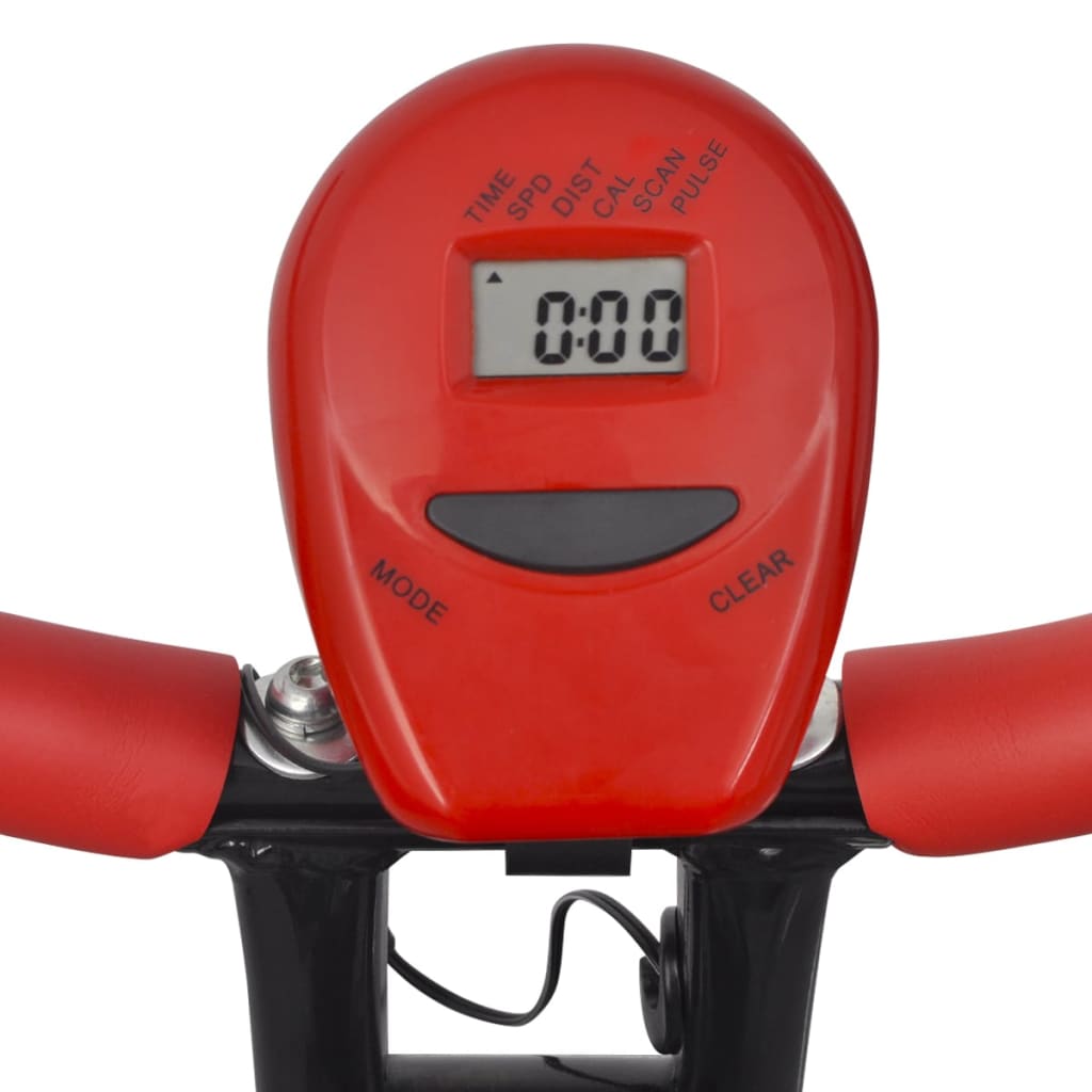 vidaXL Cyclette magnetica pieghevole con schienale e volano da 2,5 kg