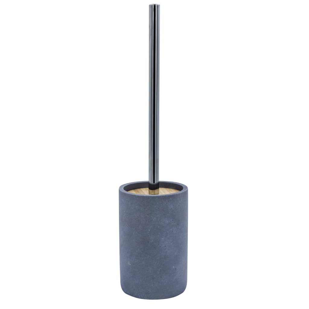 Portarotolo Con Scopino E Porta Scopino In Acciaio Accessori Per Bagno Wc 80 Cm