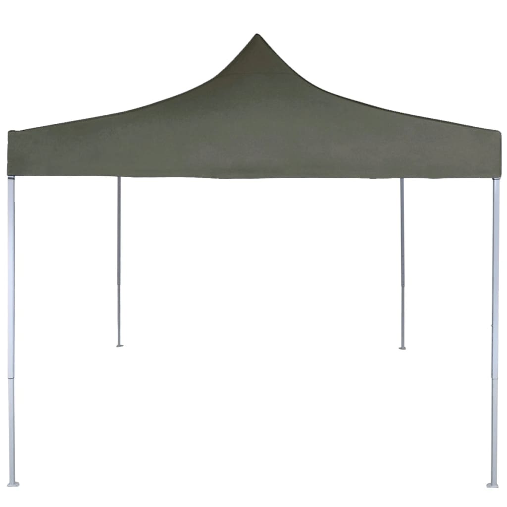 Gazebo Pieghevole Profissional VidaXL In Alluminio – 2x2 Metri, Tetto In Tessuto Oxford Con Rivestimento PVC, Colore Antracite - 5