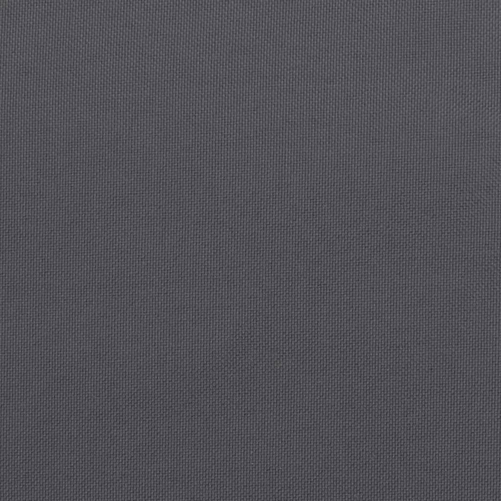 vidaXL Cuscino per Sdraio Antracite (75+105)x50x3 cm