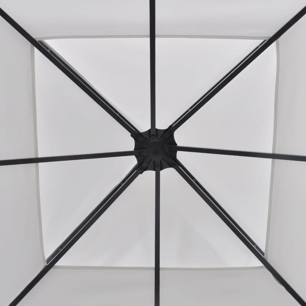 vidaXL Gazebo da Giardino 3x3 m Bianco
