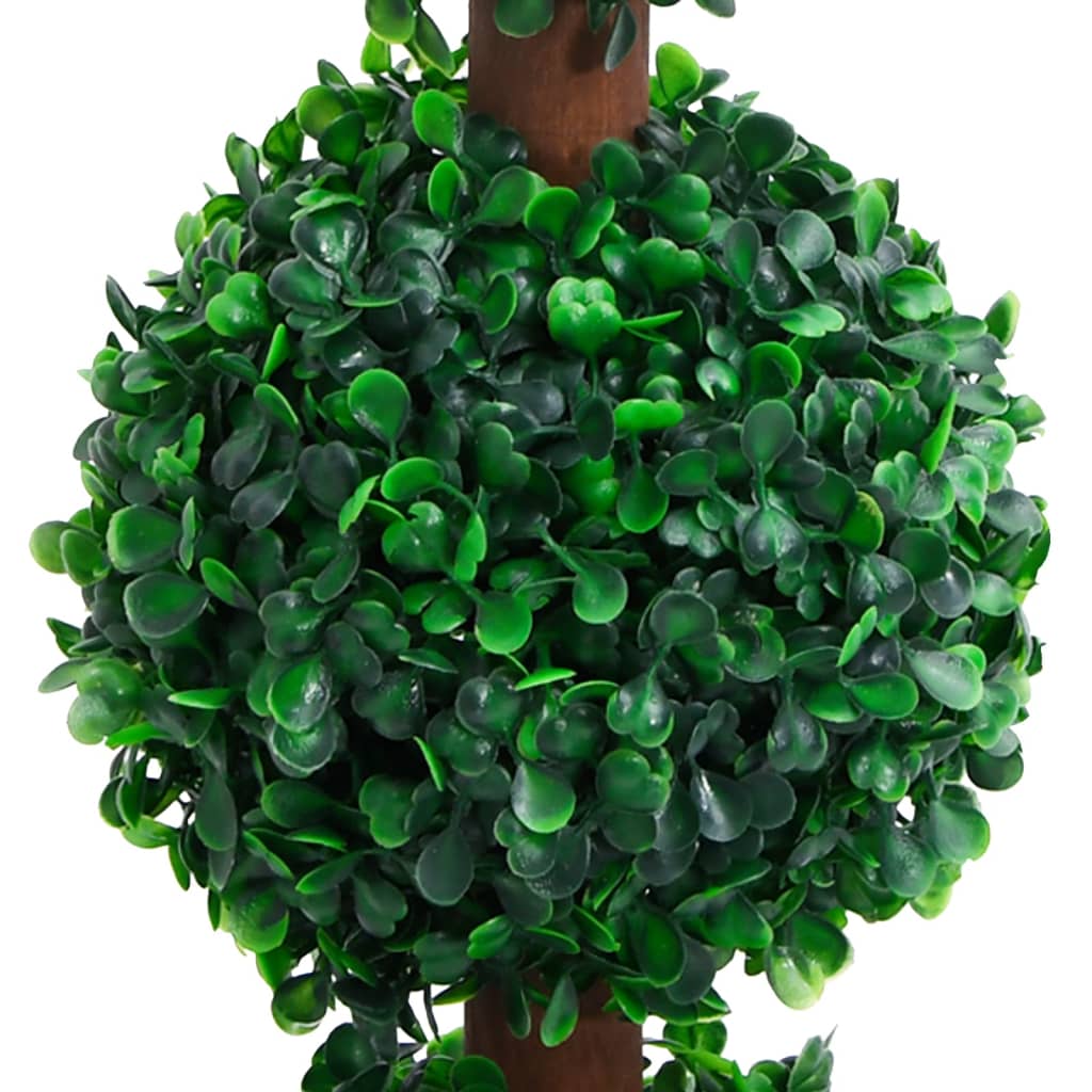 vidaXL Pianta di Bosso Artificiale a Sfera con Vaso Verde 90 cm