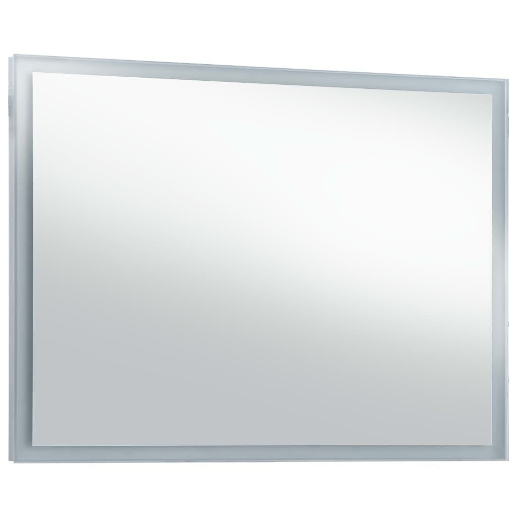 vidaXL Specchio da Parete a LED per Bagno 100x60 cm