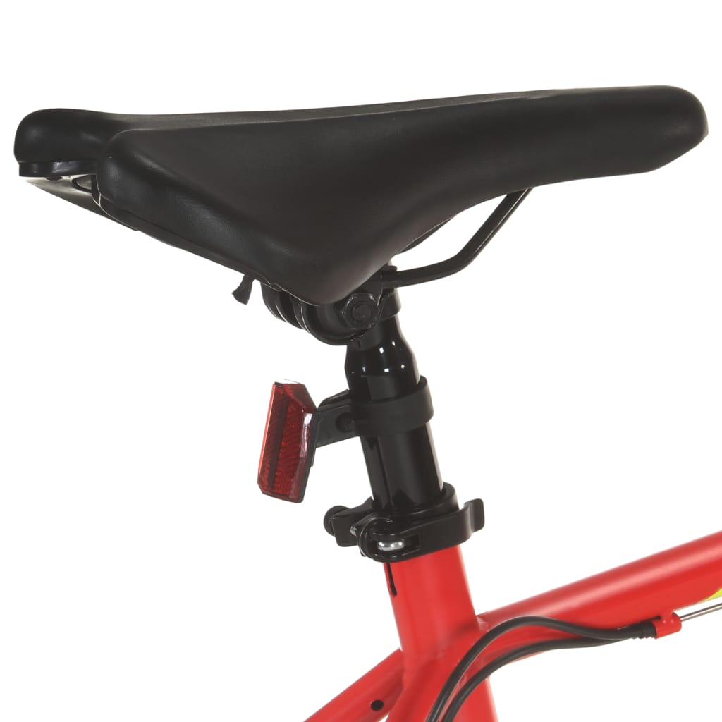 vidaXL Mountain Bike 21 Speed 27,5" Ruote 42 cm Rosso
