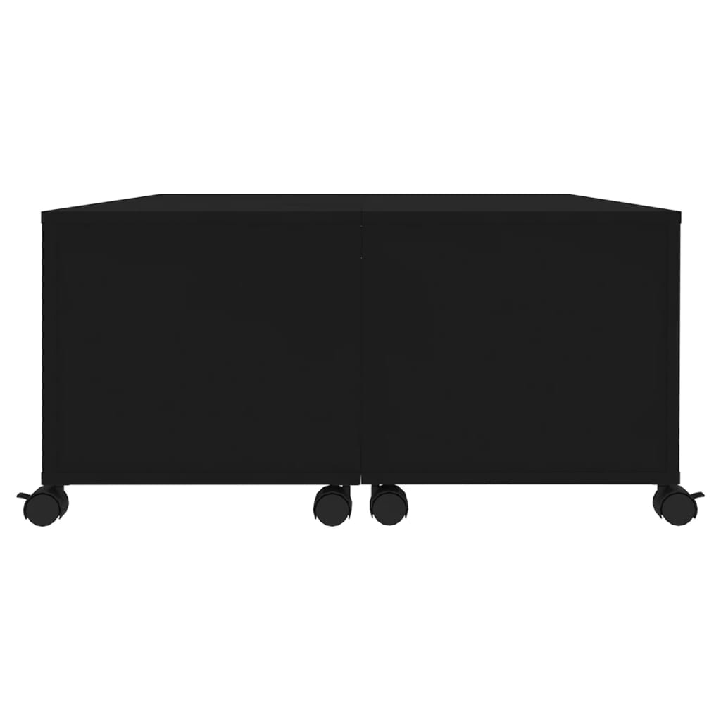 vidaXL Tavolino da Salotto Nero 75x75x38 cm in Legno Multistrato