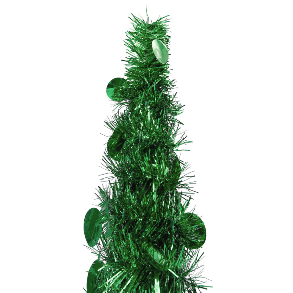 vidaXL Albero di Natale Artificiale Apribile verde 150 cm PET
