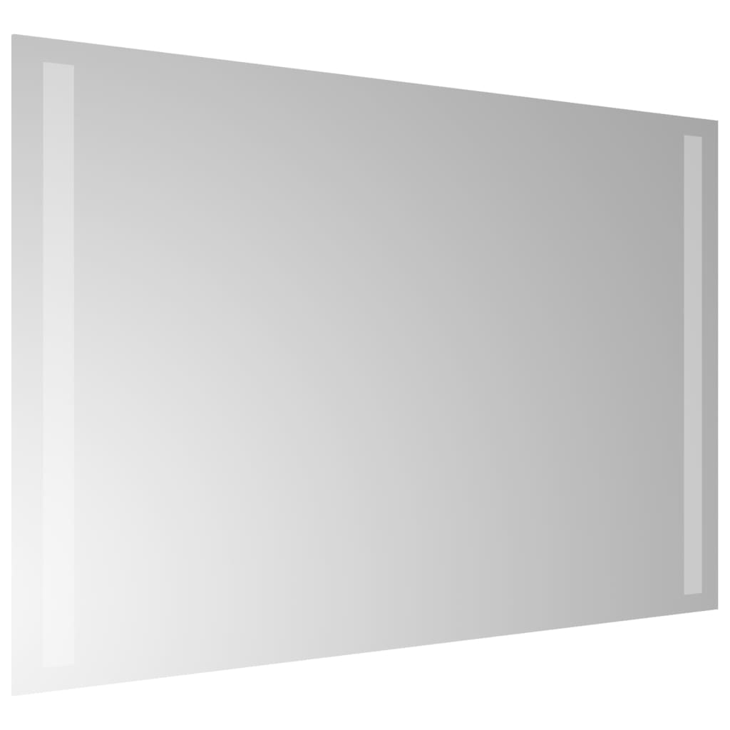 vidaXL Specchio da Bagno con Luci LED 60x40 cm