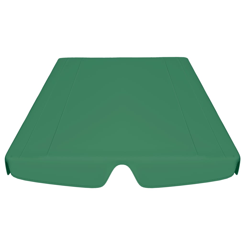 vidaXL Baldacchino per Dondolo Giardino Verde 150/130x105/70 cm