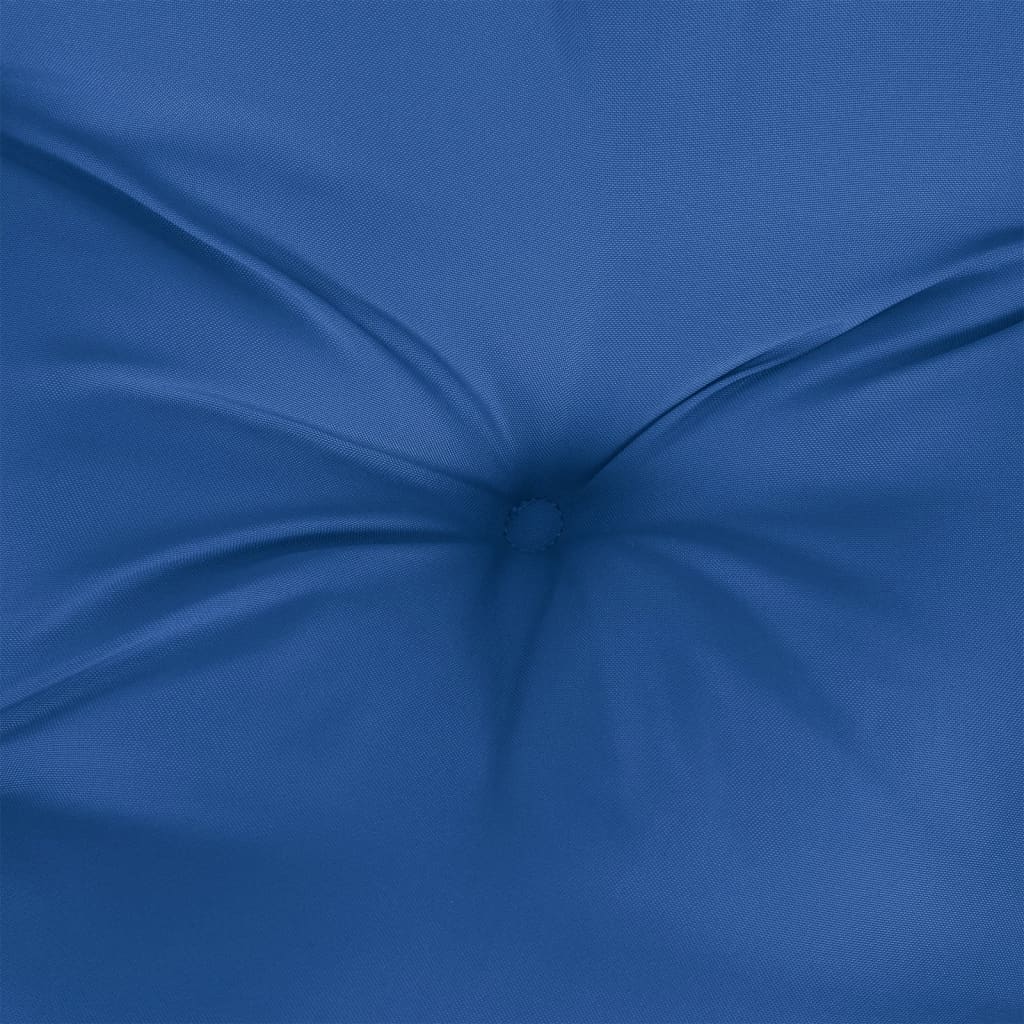 vidaXL Cuscino per Pallet Blu Reale 50x40x12 cm in Tessuto