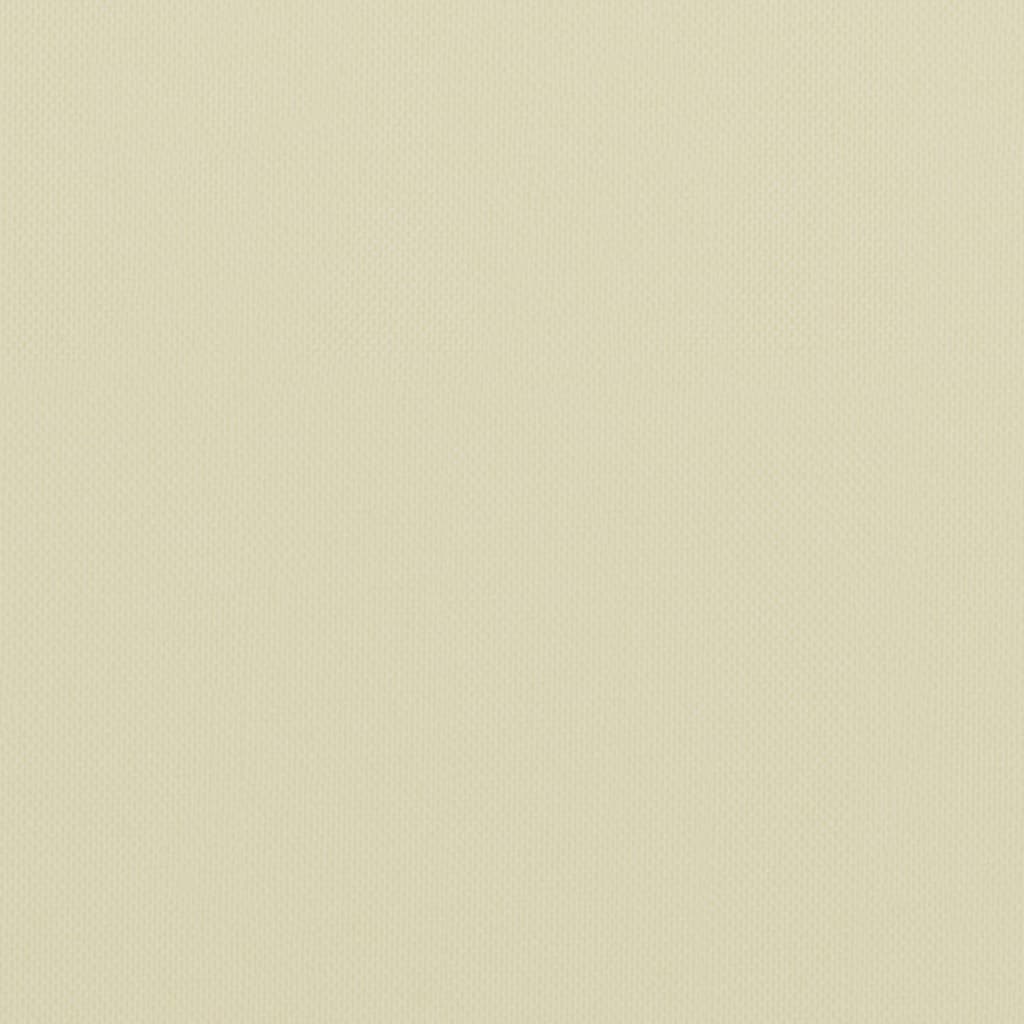 vidaXL Paravento da Balcone Crema 120x300 cm Tessuto Oxford