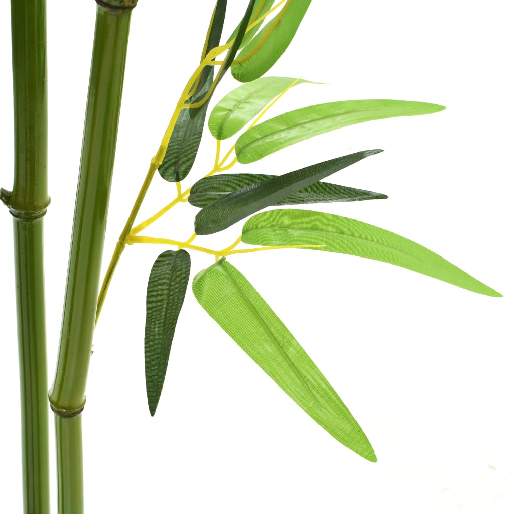 vidaXL Pianta di Bambù Artificiale con Vaso 150 cm Verde