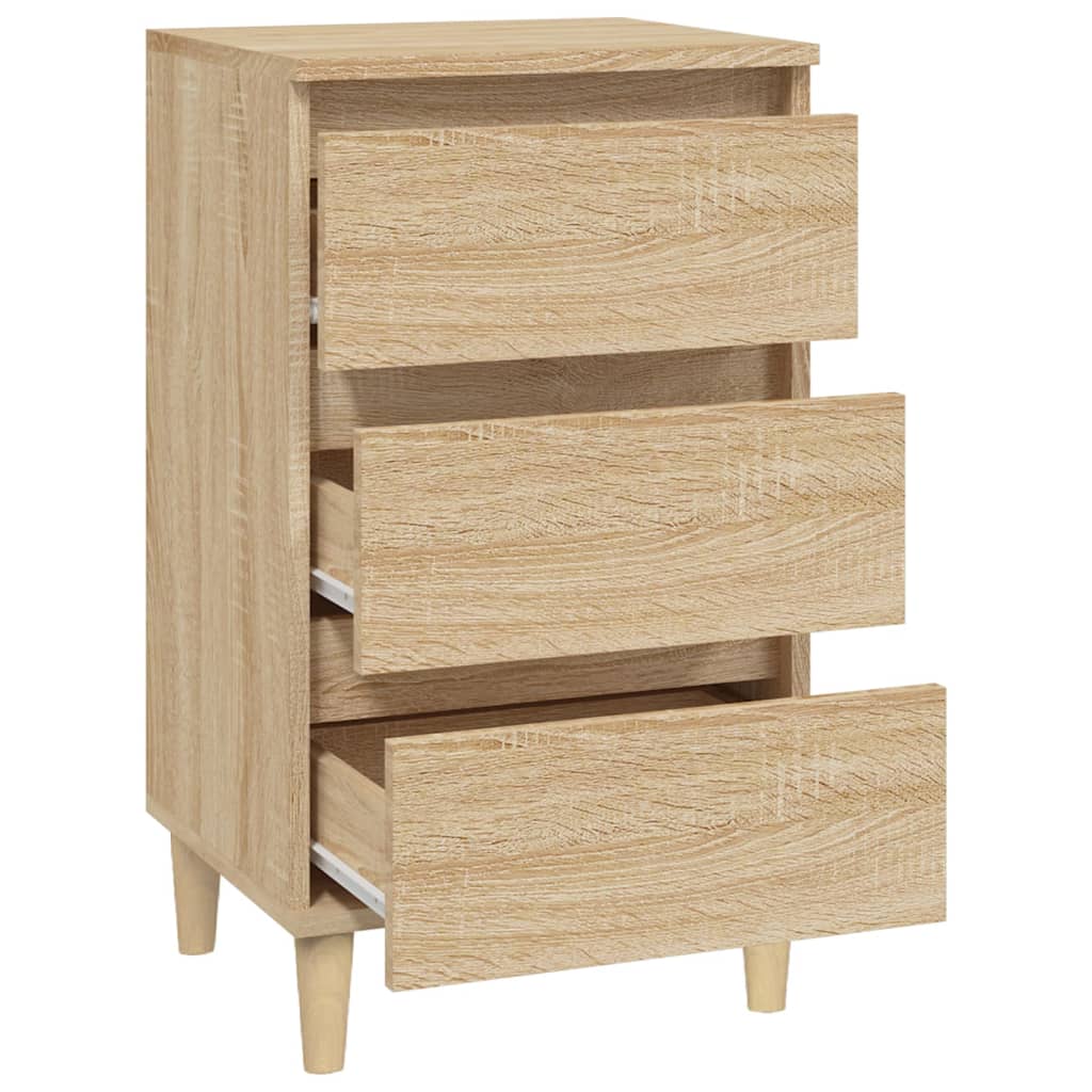vidaXL Credenze Design Moderno Rovere Marrone 40x35x70 cm - Set da 2
