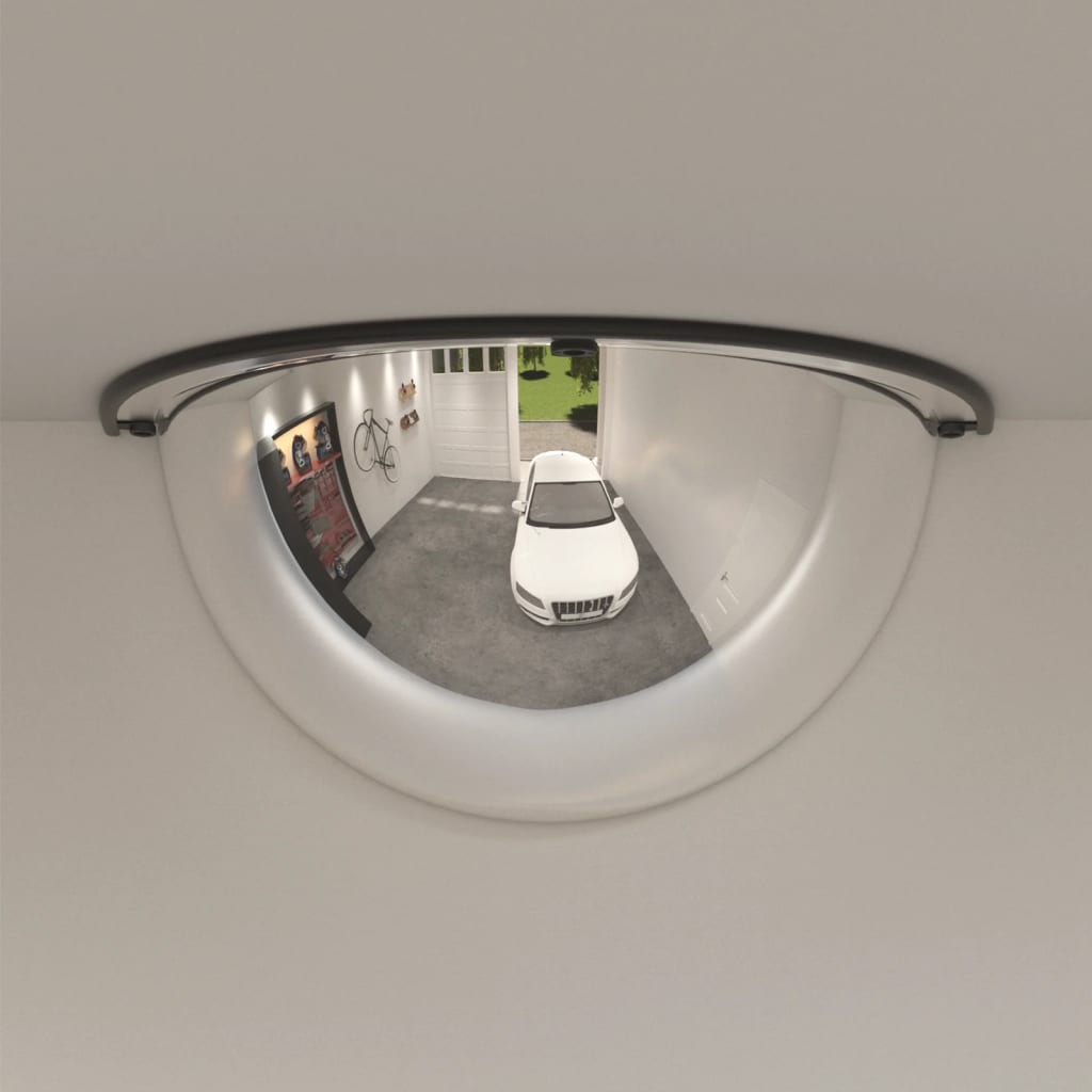 vidaXL Specchi a Mezza Cupola per Traffico 2 pz Ø30 cm in Acrilico