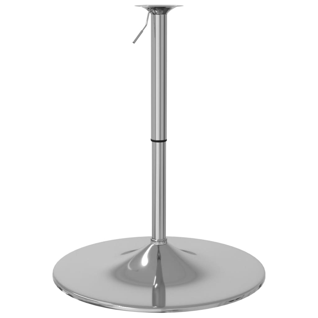 vidaXL Base per Tavolino da Bar 45x90 cm Acciaio Cromato