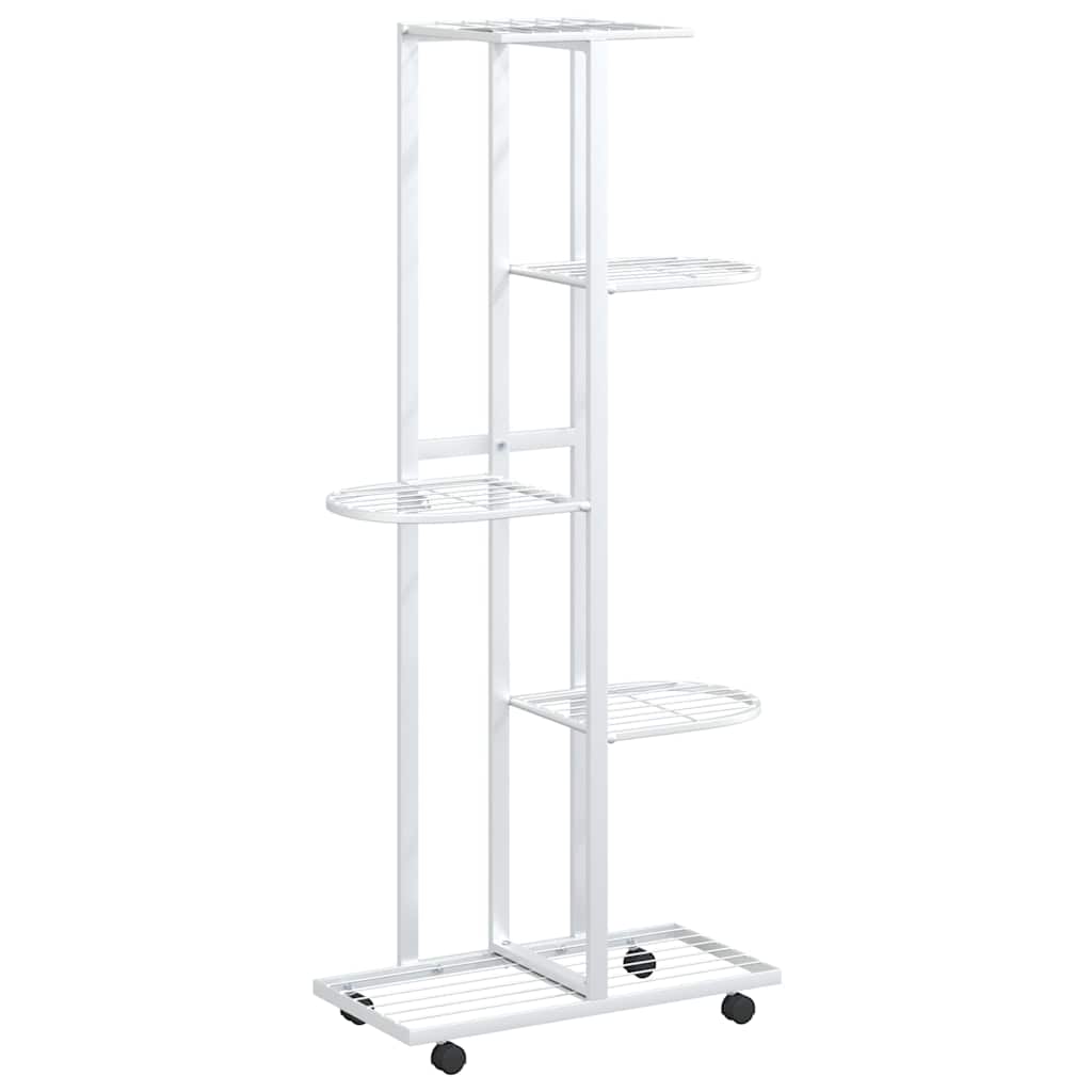 VIDAXL - Portapiante Con Ruote 94,5x25x92,5 Cm Nero In Metallo - ePRICE