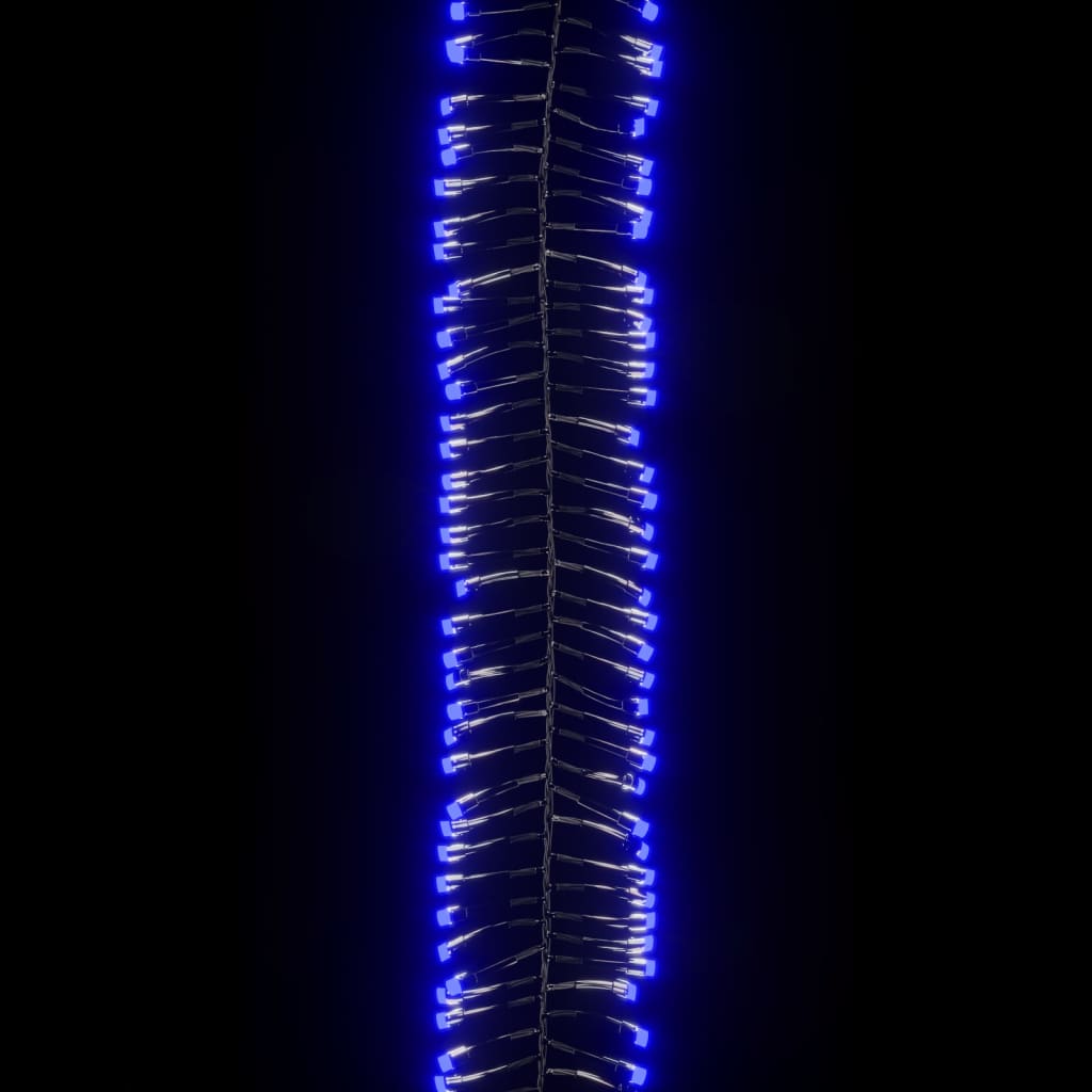 vidaXL Gruppo Stringa LED con 2000 Luci LED Blu 17 m PVC