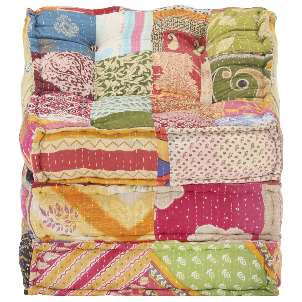 Sedia in tessuto patchwork multicolor con gambe a rete - Copenaghen