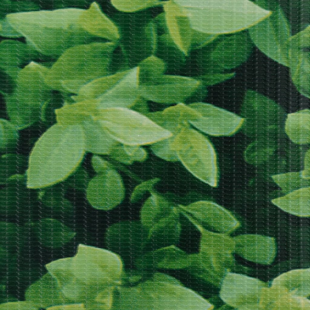 vidaXL Recinzione Frangivento da Giardino PVC 70x0,19 m Verde