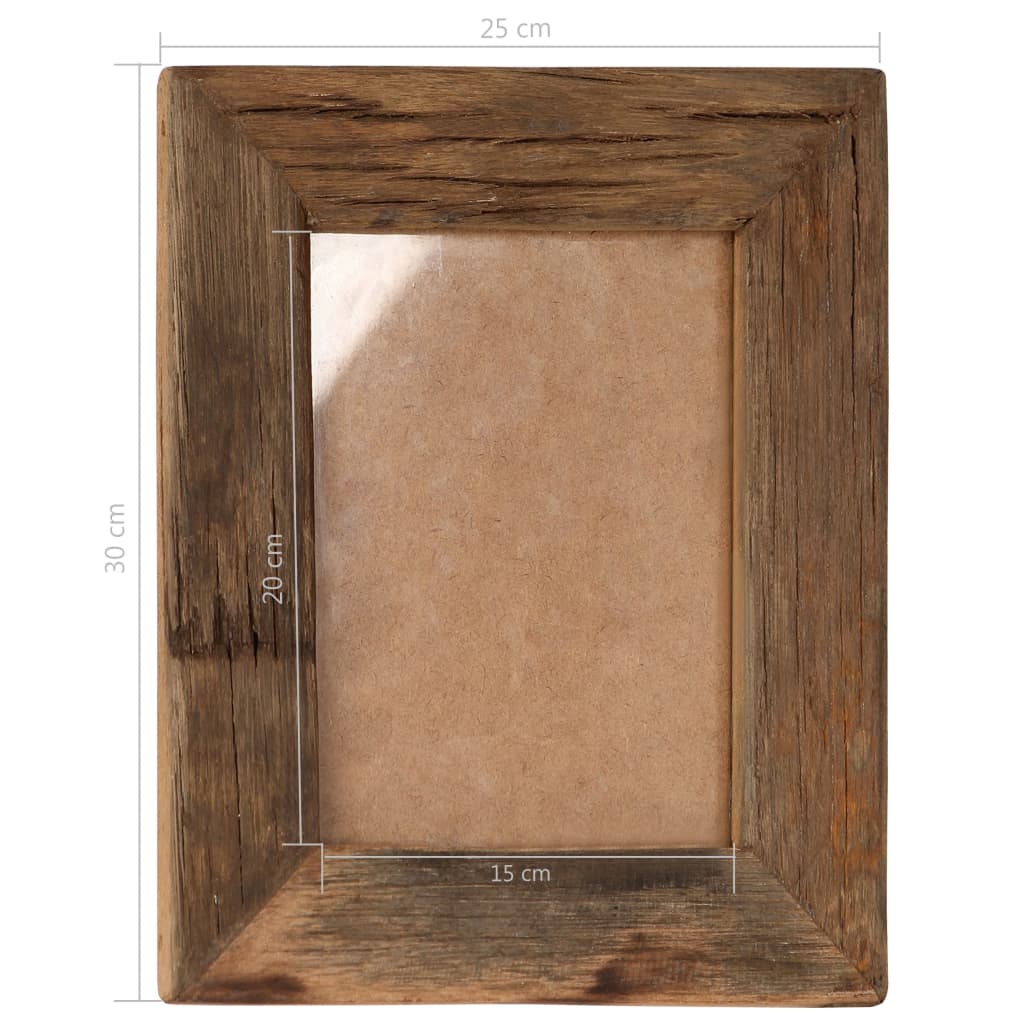 Mira Cornice in legno Nancy 25x30 cm - bianco - Vetro standard