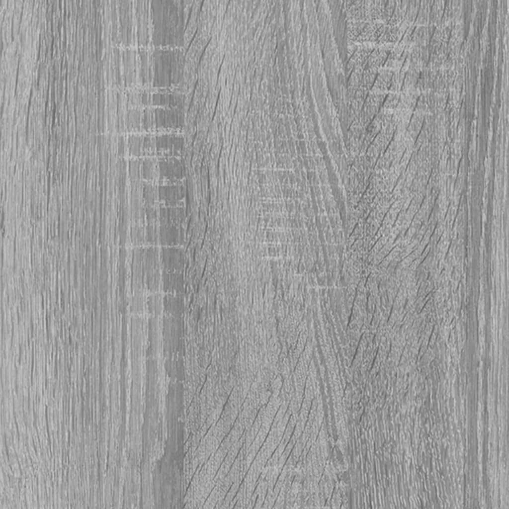 vidaXL Credenza Grigio Sonoma 34,5x32,5x180 cm in Legno Multistrato