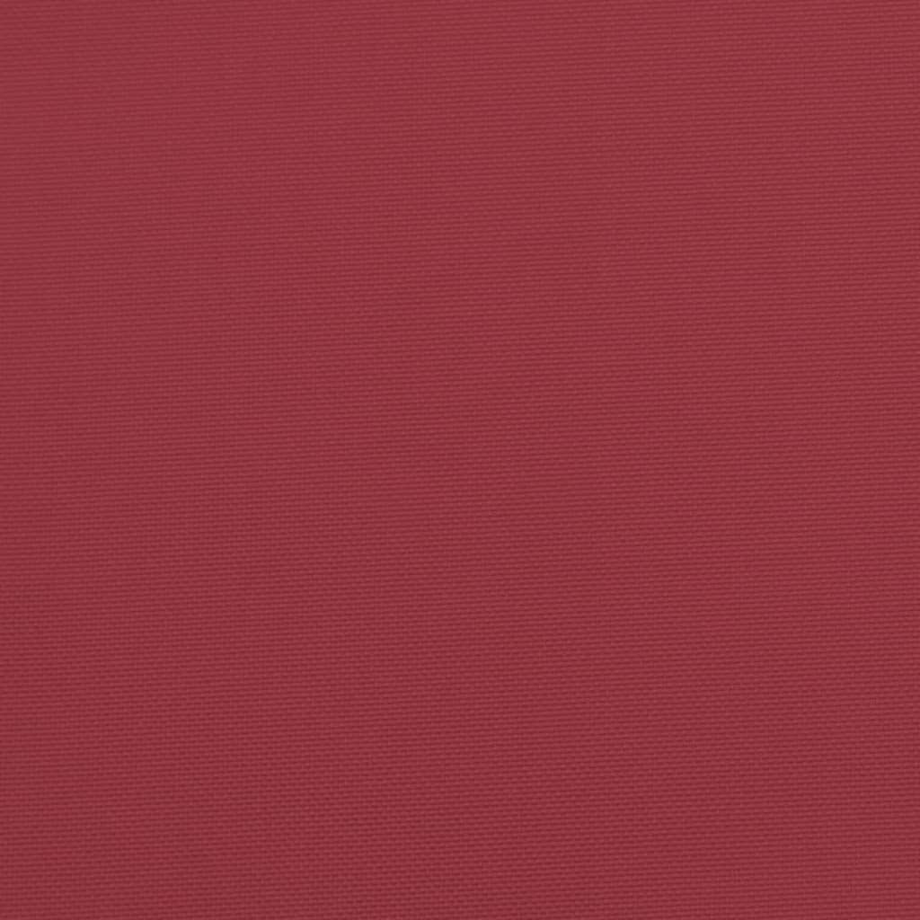 vidaXL Cuscino per Pallet Rosso Vino 60x60x8 cm in Tessuto Oxford
