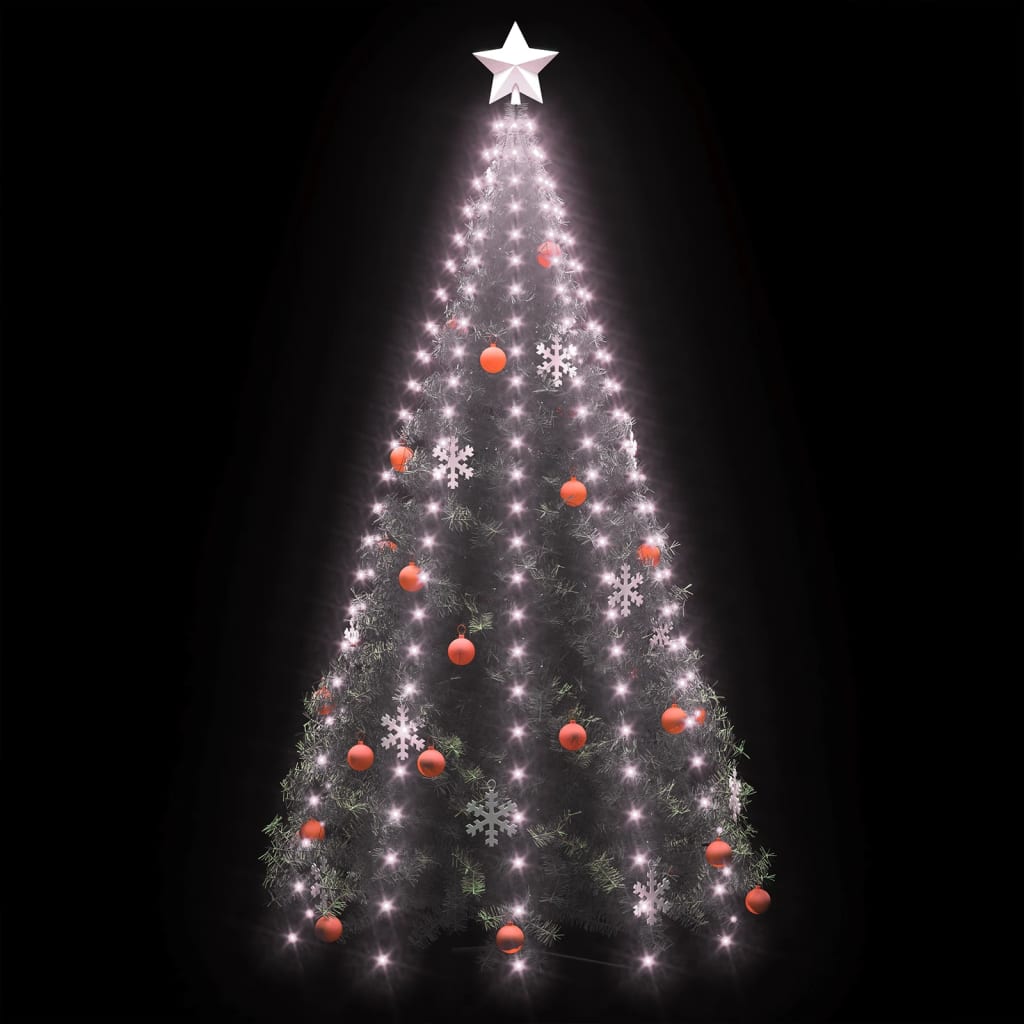 vidaXL Rete di Luci per Albero di Natale con 250 LED 250 cm