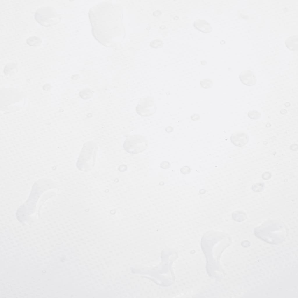 vidaXL Telone Bianco 1,5x10 m 650 g/m²
