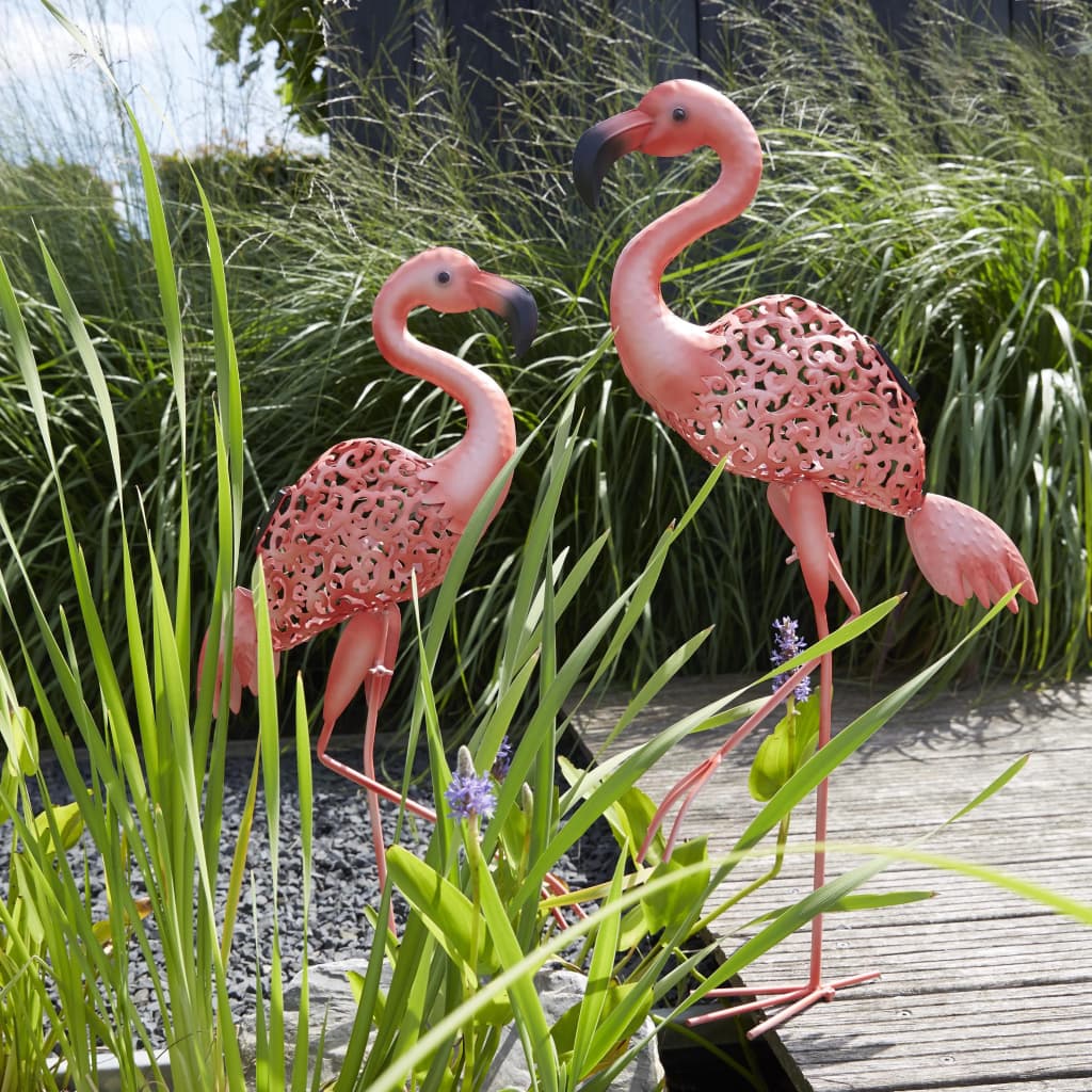 Luxform Luce da Giardino LED Solare Decorativa Flamingo Rosa 30111