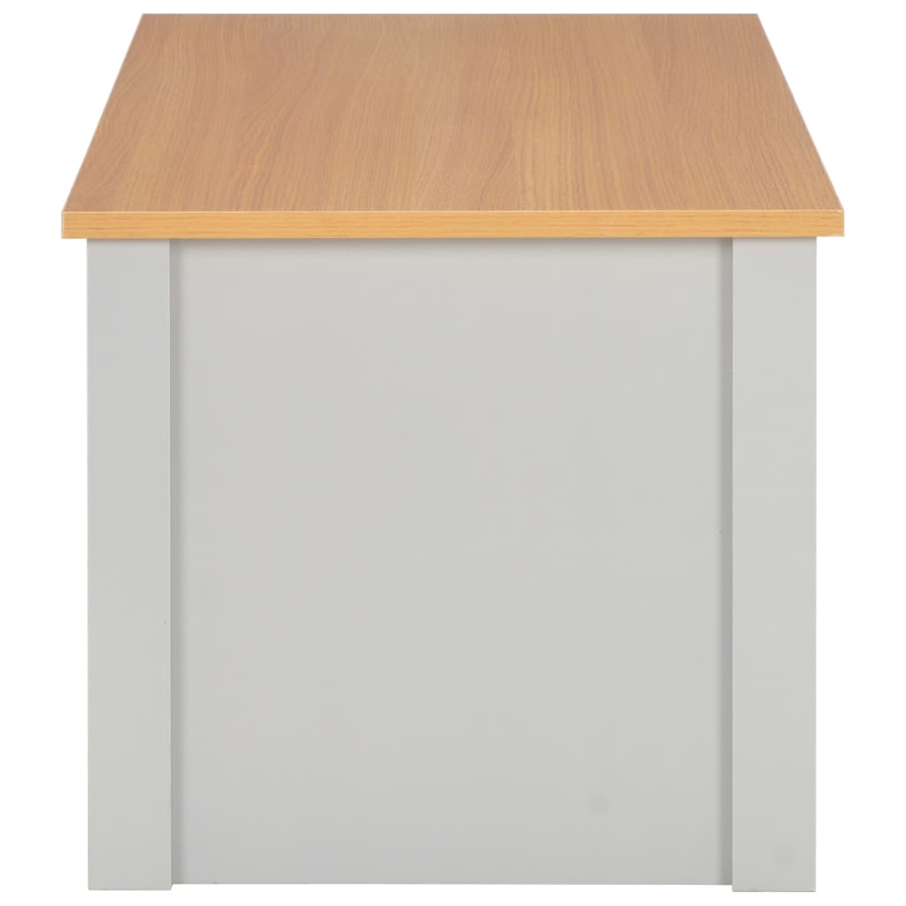 vidaXL Tavolino da Salotto Grigio 105x47x42 cm