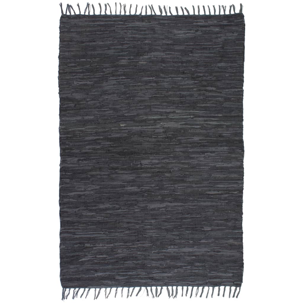 Tappeto Chindi In Cotone Riciclato – 70x50 Cm, Blu Multi, Fatto A Mano, Reversibile, Ecologico Per Ingresso/cucina
