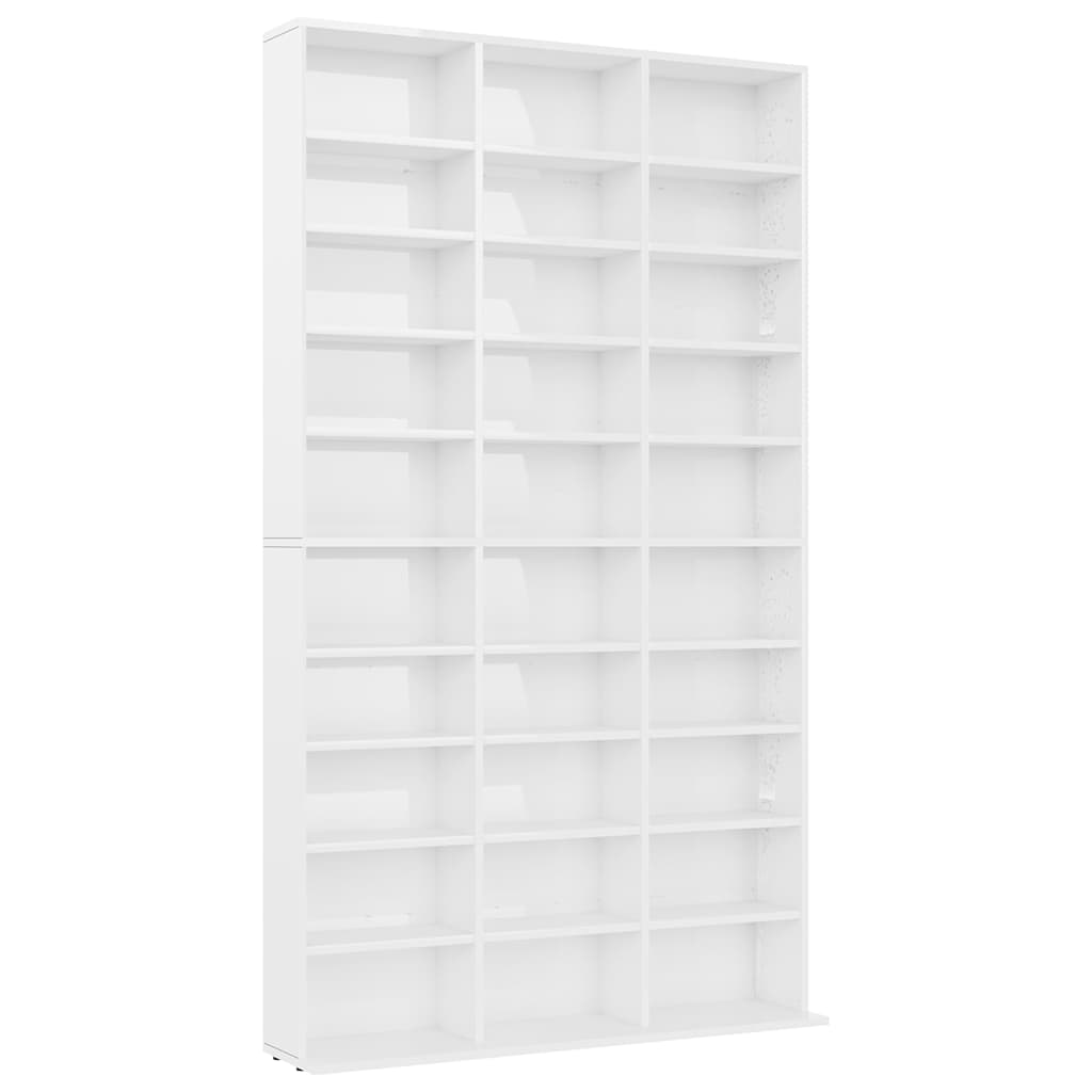 Mobile TV In Legno Multistrato Bianco Lucido – Dimensioni 158,5x36x45 Cm, Con 2 Scomparti E 4 Ante, Per Soggiorno Moderno