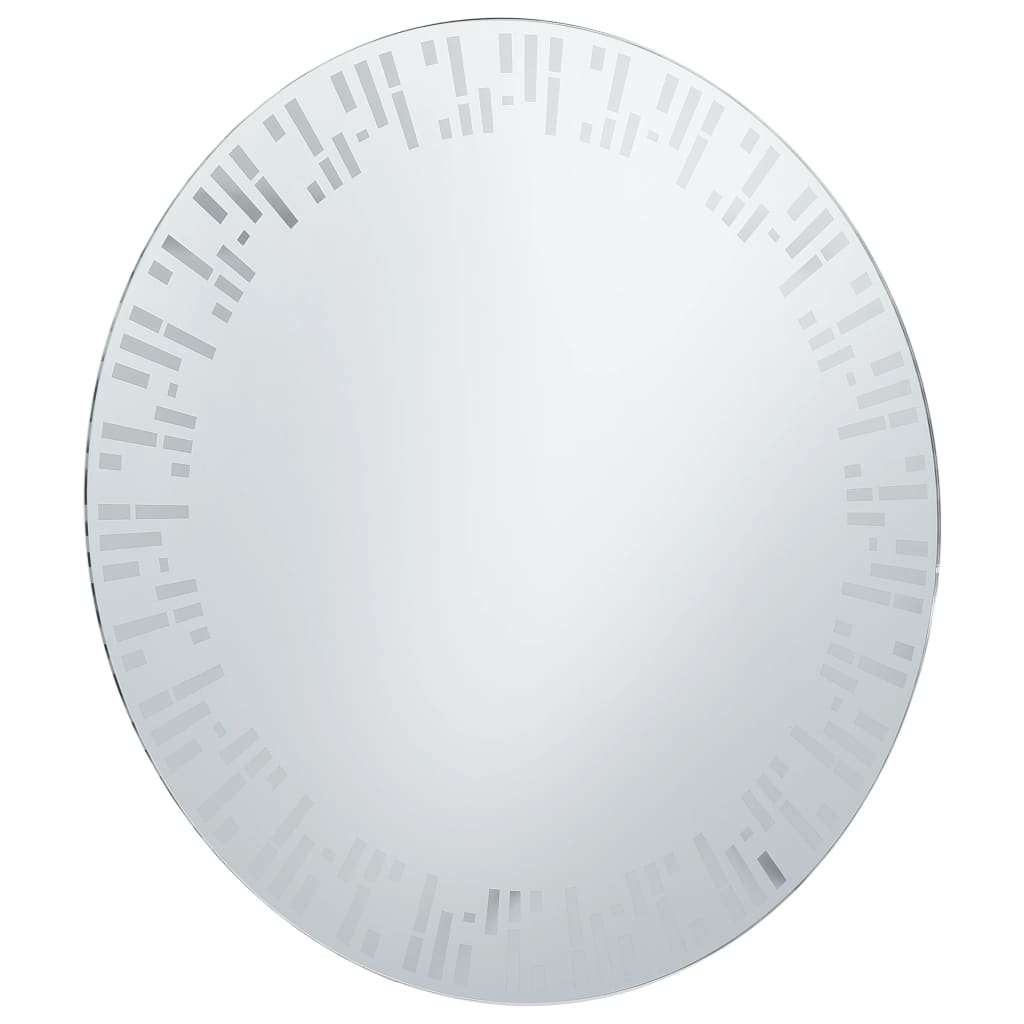 vidaXL Specchio a LED per Bagno 80 cm