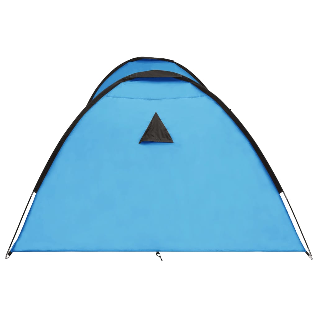 vidaXL Tenda Igloo da Campeggio 650x240x190 cm per 8 Persone Blu
