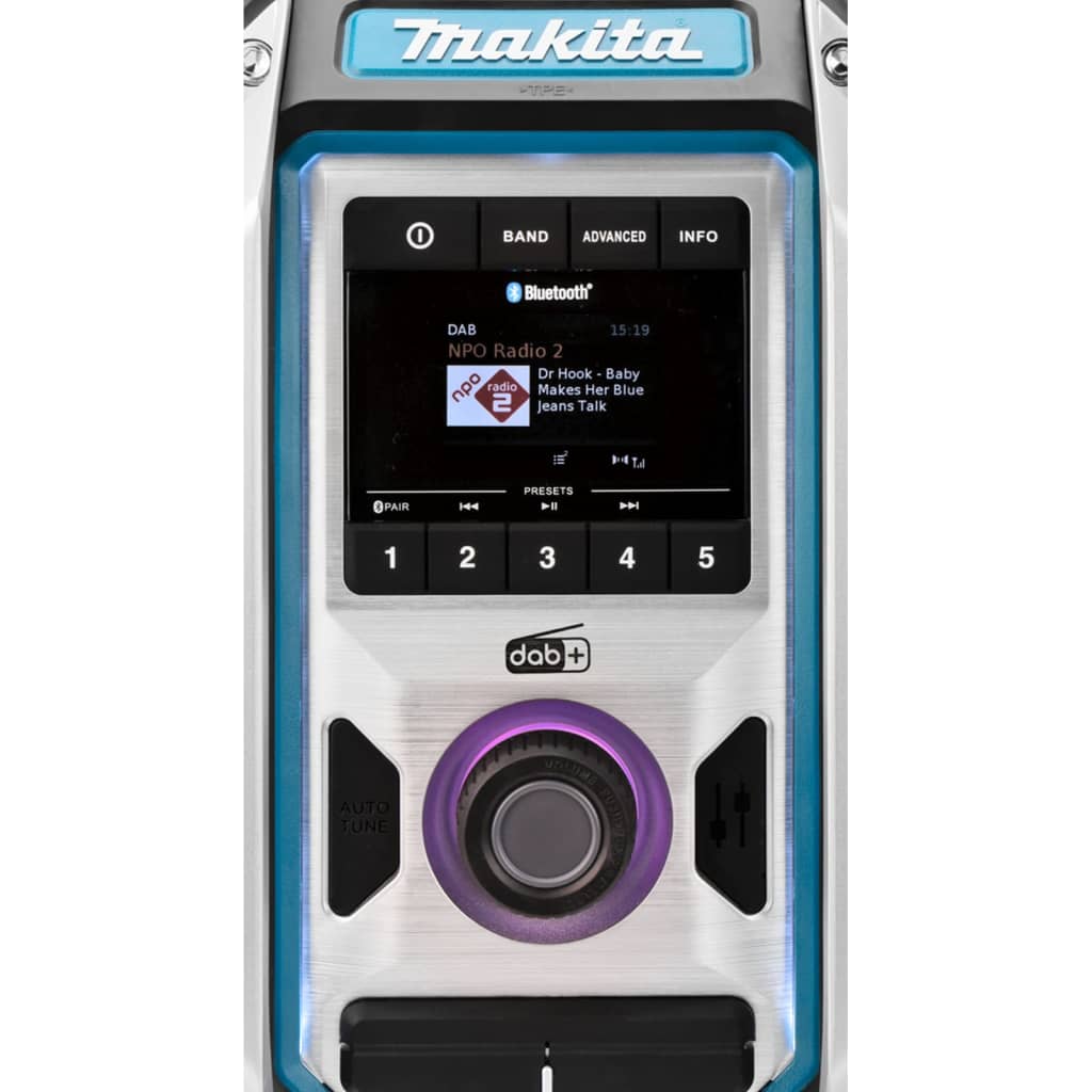 Makita Radio Bluetooth DAB Nero e Blu