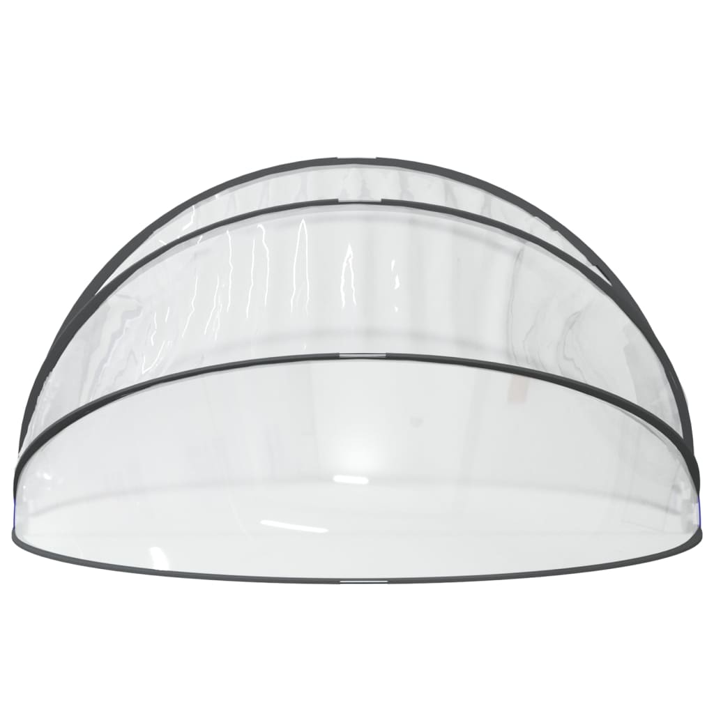 vidaXL Cupola per Piscina Rotonda 406x203 cm PVC