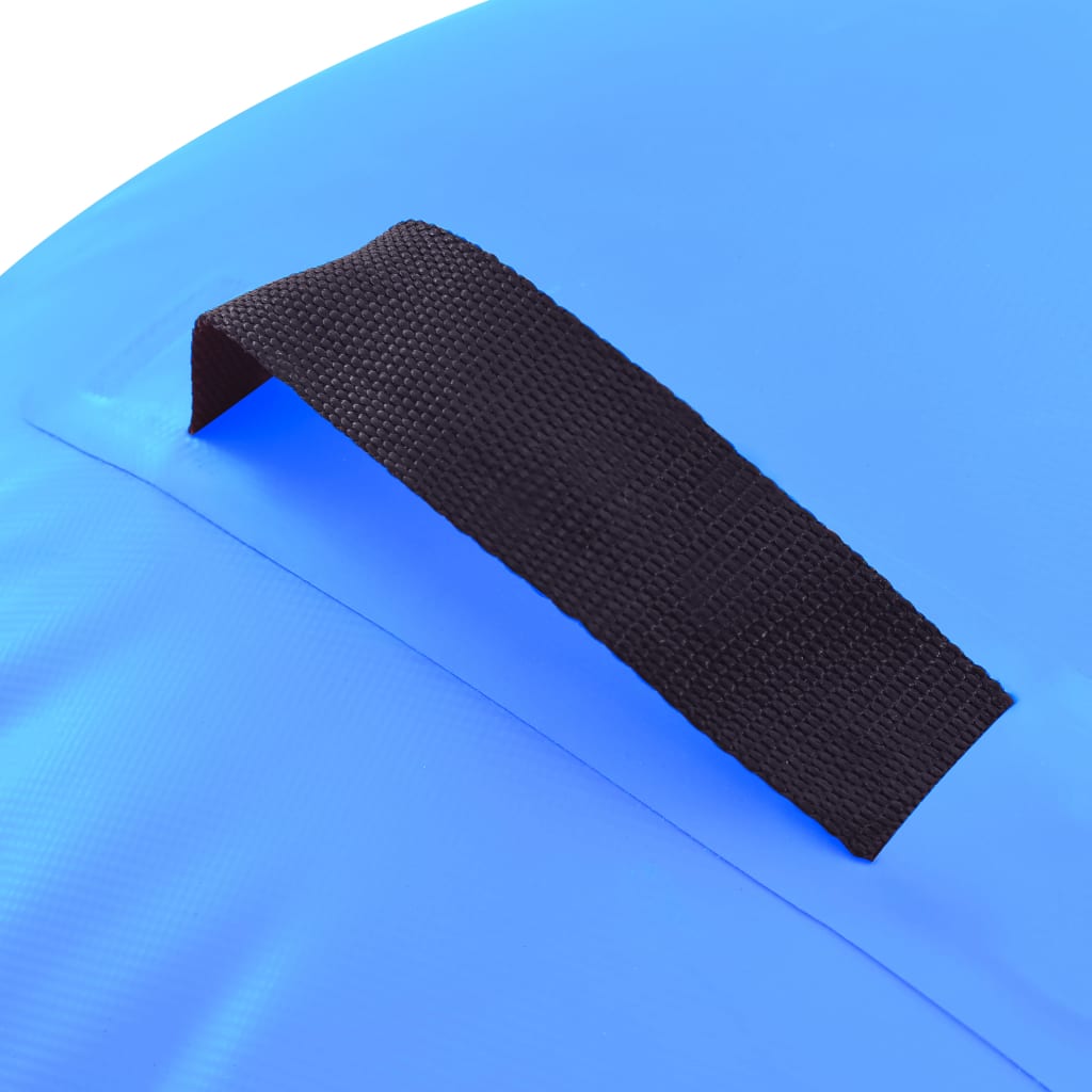 vidaXL Rullo da Ginnastica Gonfiabile con Pompa 120x75 cm in PVC Blu