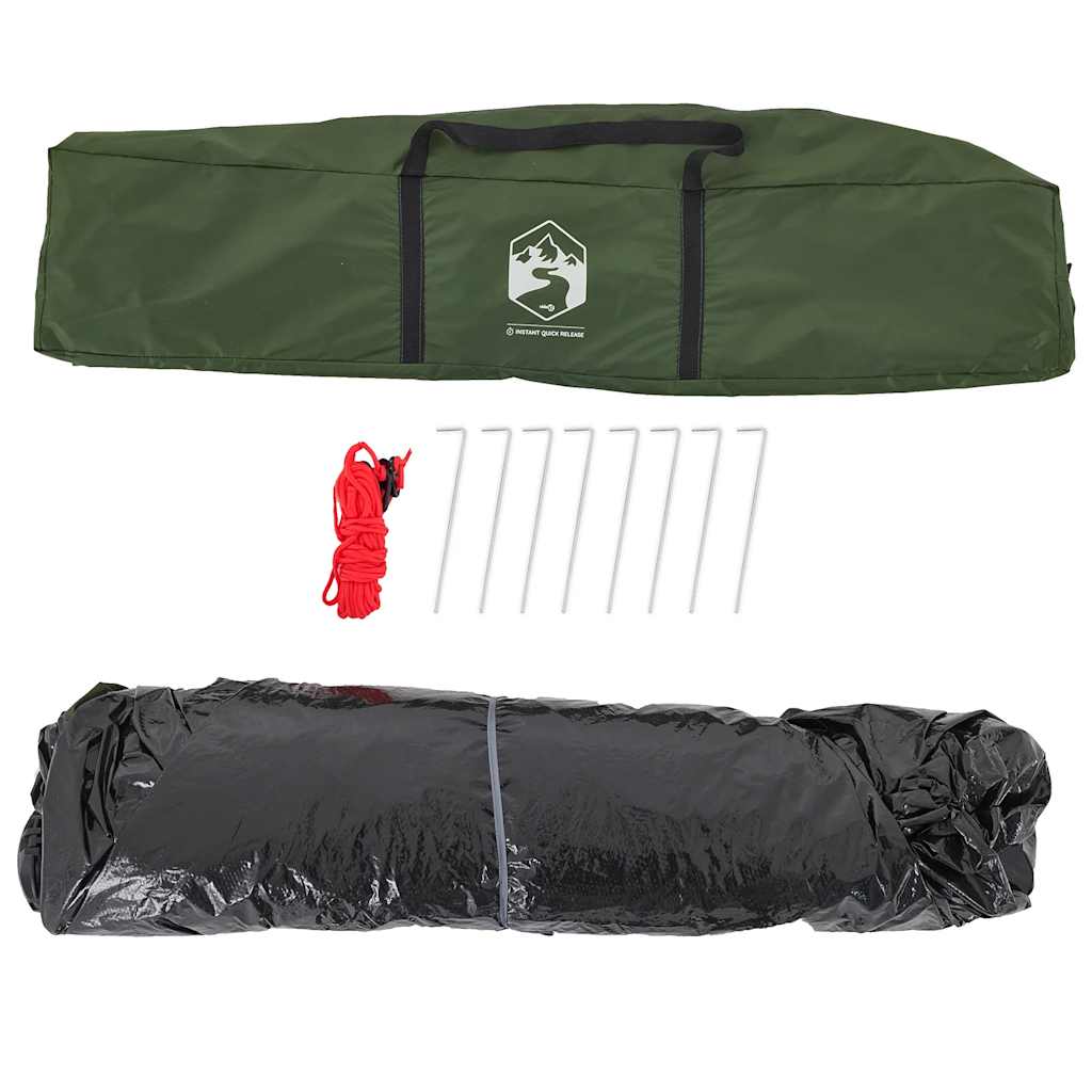 vidaXL Tavolo da Campeggio Verde 79x56x64cm in PP Aspetto in