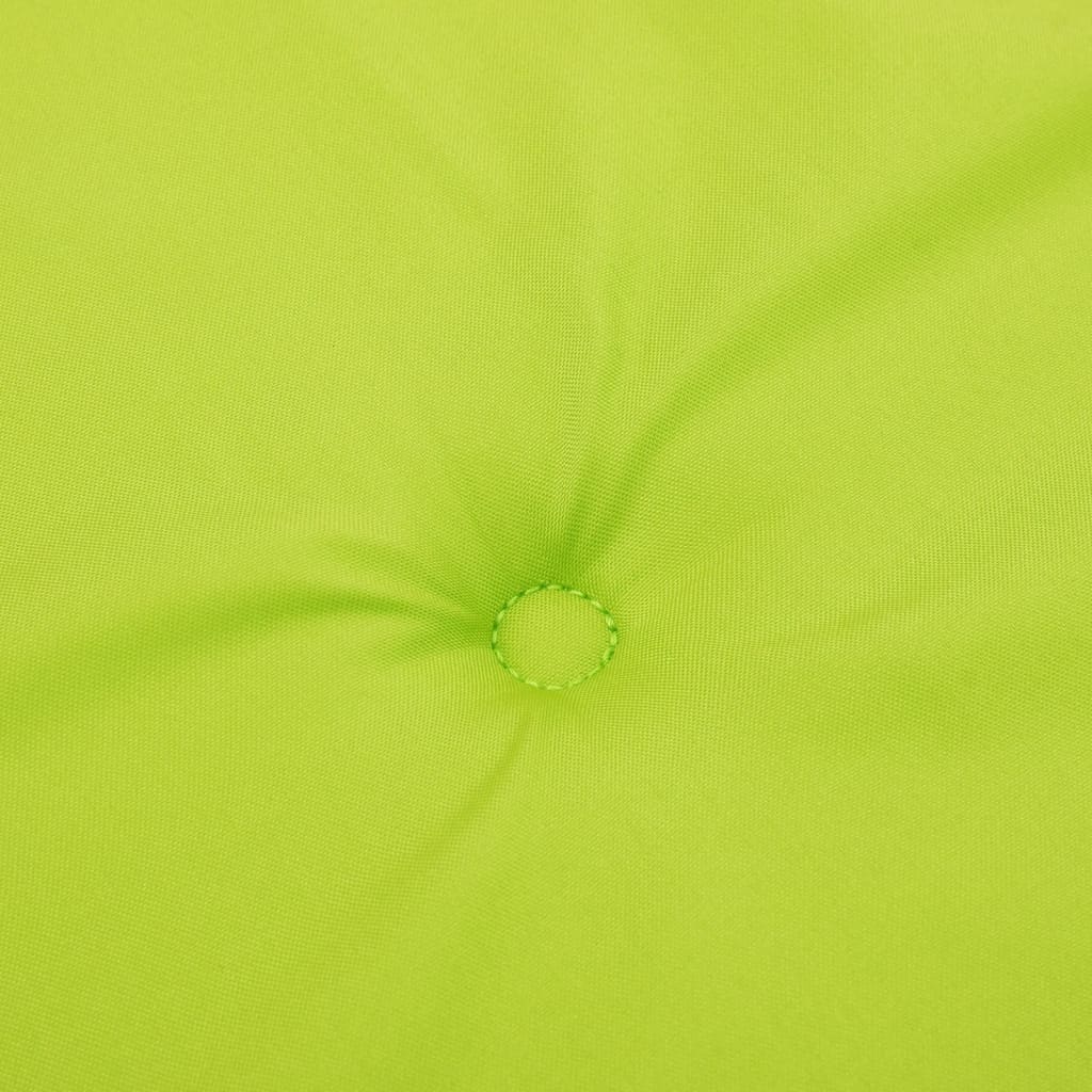 vidaXL Cuscino per Panca Verde Brillante 120x50x3 cm in Tessuto Oxford
