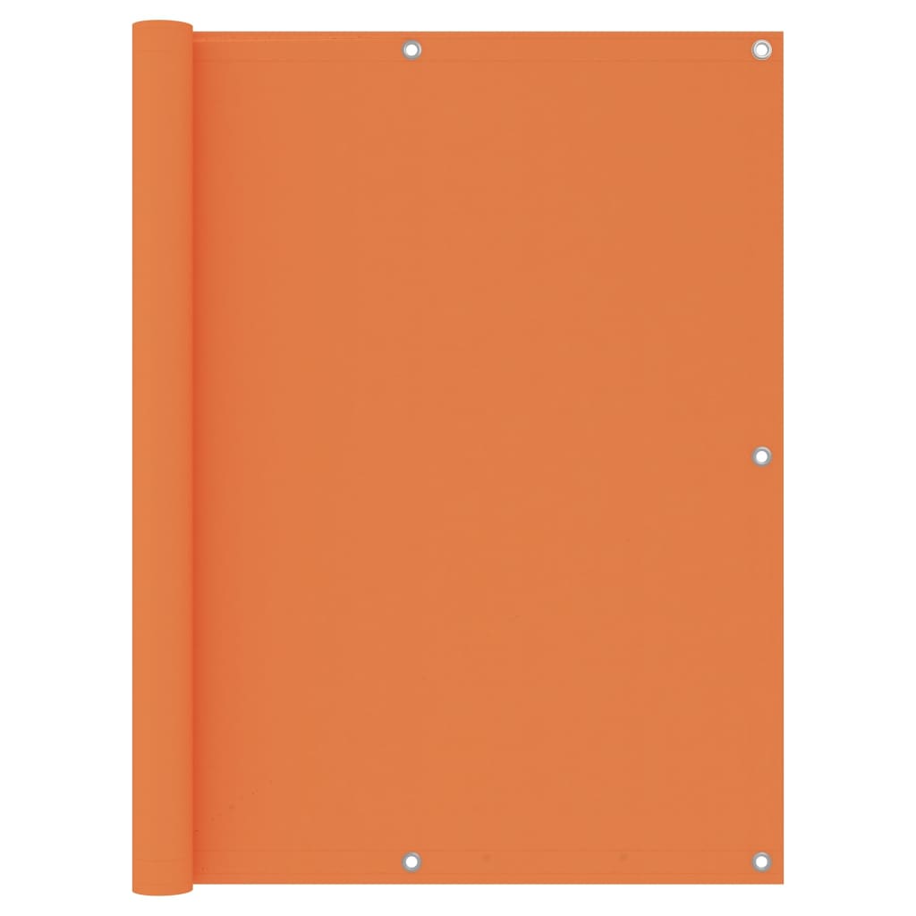 vidaXL Paravento Balcone Arancione 120x500 cm in Tessuto Oxford