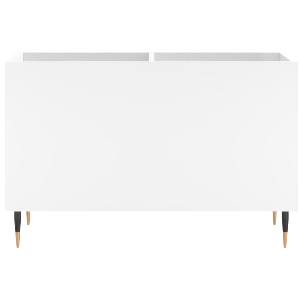 vidaXL Mobile Porta Dischi Bianco 74,5x38x48 cm in Legno Multistrato