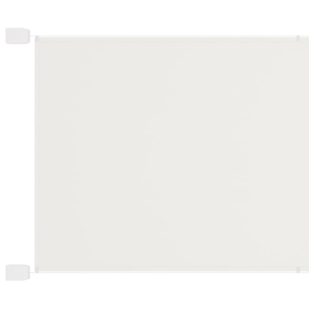 vidaXL Paravento Verticale Bianco 180x270 cm Tessuto Oxford