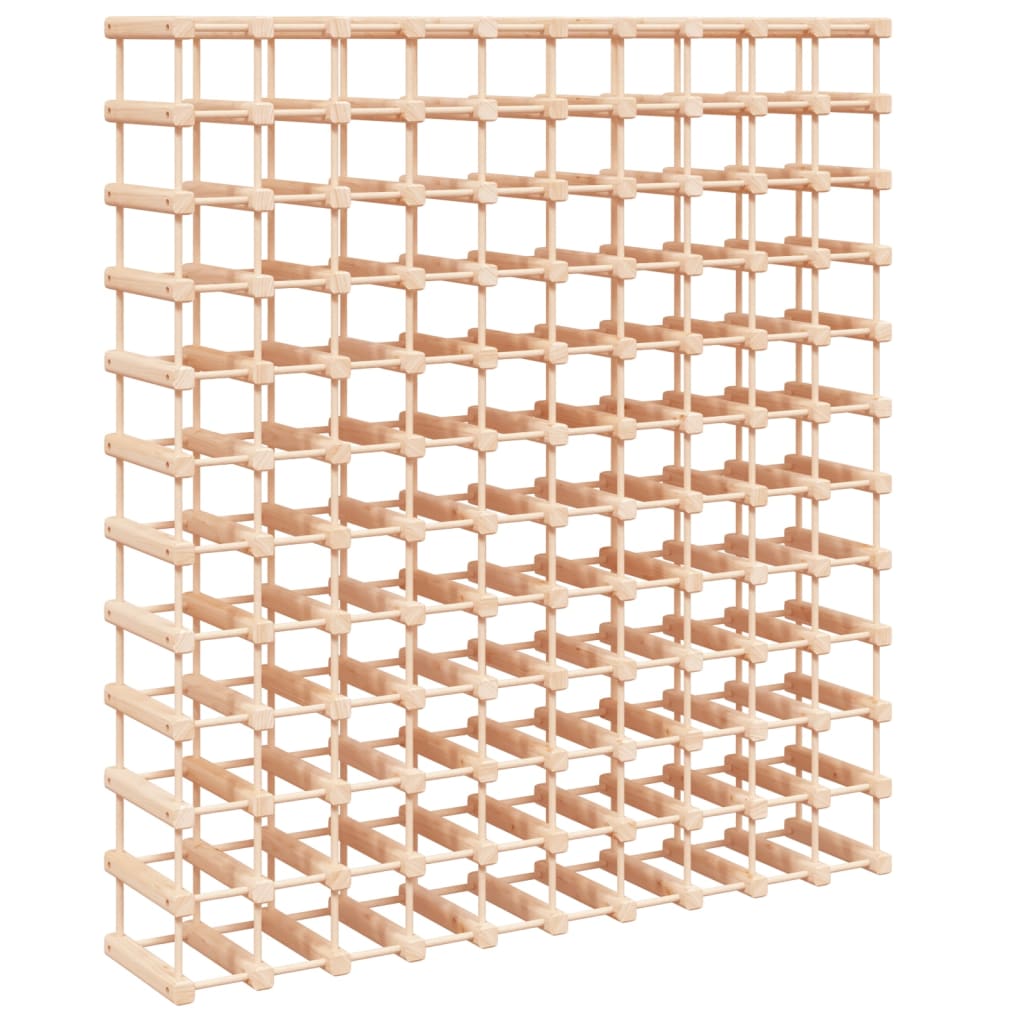 vidaXL Portabottiglie 45x34x100 cm in Legno Massello di Pino