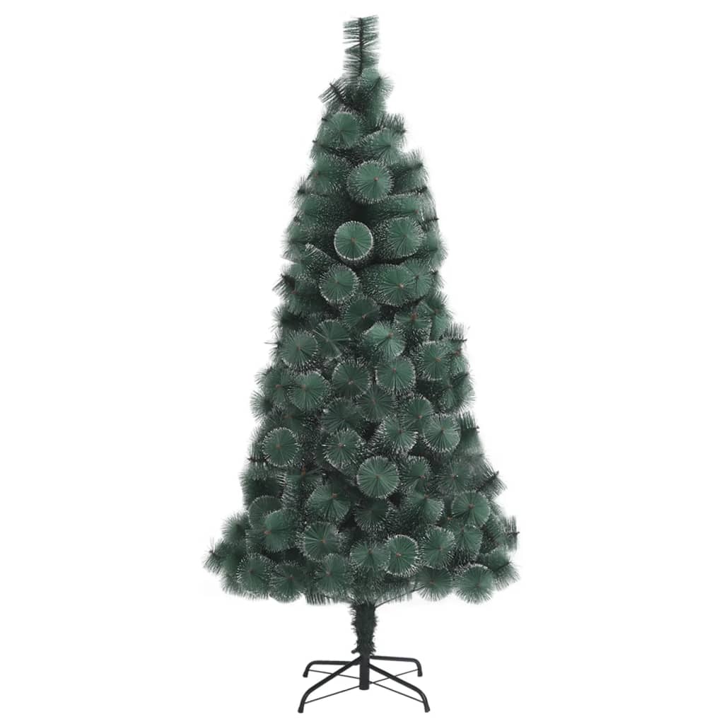 vidaXL Albero Natale Artificiale con LED Palline Verde 150 cm PVC e PE