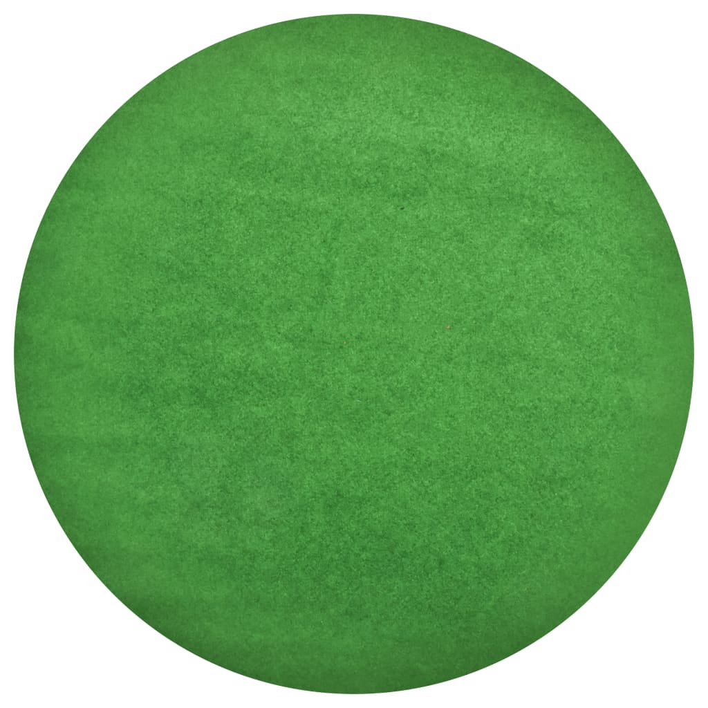 vidaXL Erba Artificiale con Tacchetti D. 95 cm Verde Rotondo