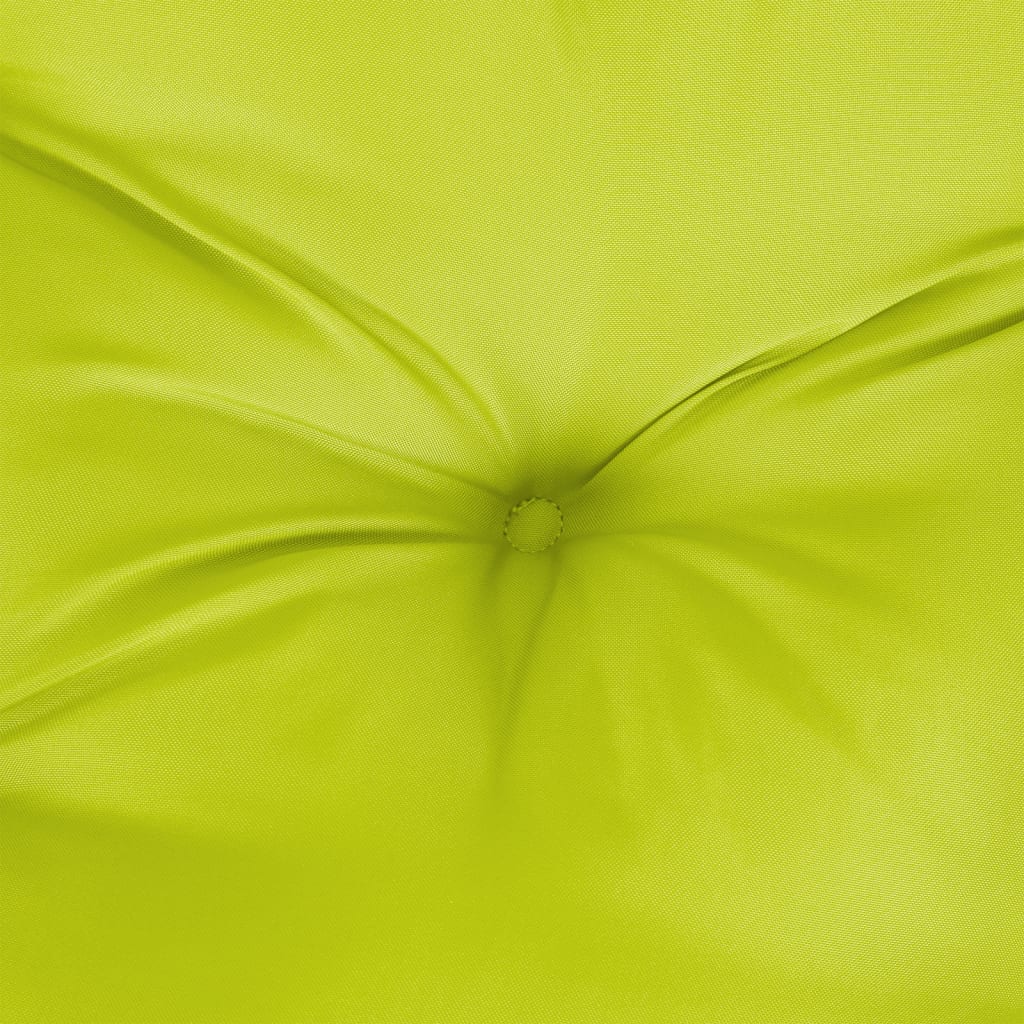 vidaXL Cuscini per Panca 2 pz Verde Intenso 100x50x7 cm Tessuto Oxford