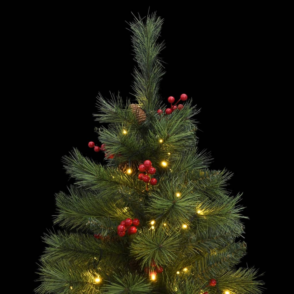vidaXL Albero Natale Incernierato con 150 LED 120 cm