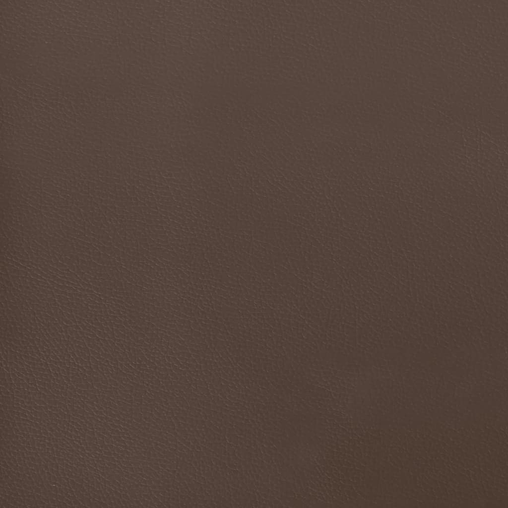 vidaXL Materasso a Molle Marrone 120x200x20 cm in Similpelle