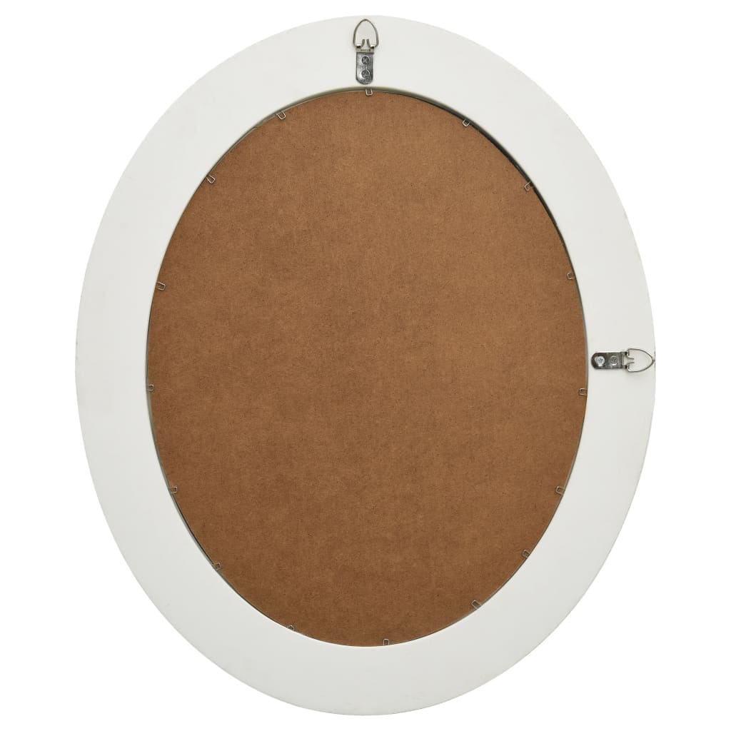 vidaXL Specchio da Parete Stile Barocco 50x60 cm Bianco